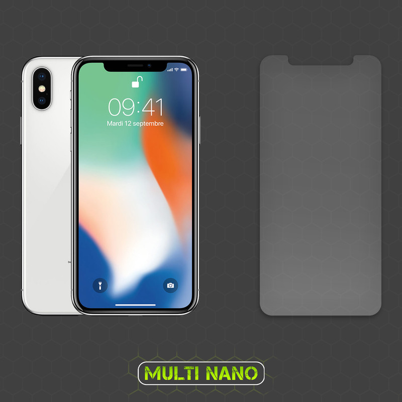 محافظ صفحه نمایش مات مولتی نانو مدل X-S1M مناسب برای گوشی موبایل اپل iPhone X
