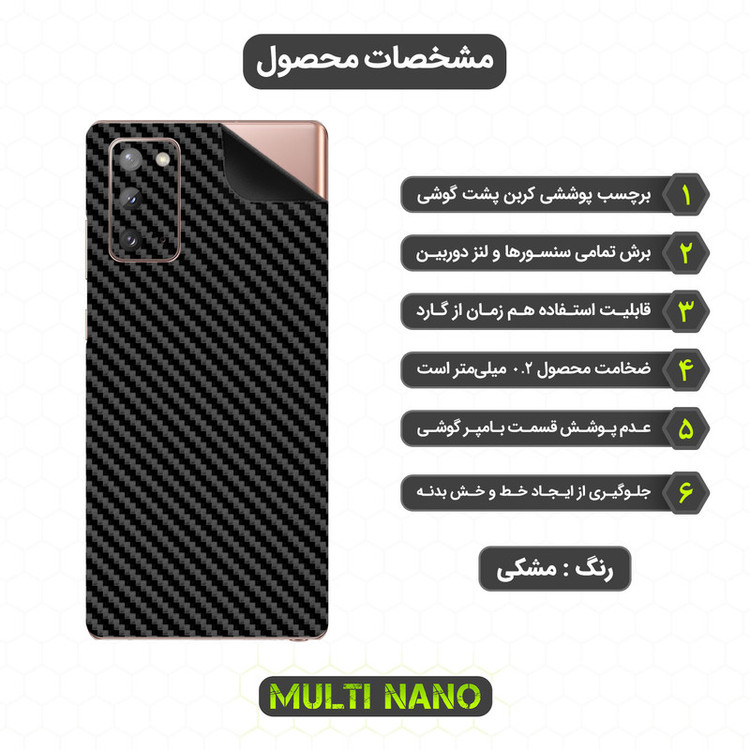 برچسب پوششی مولتی نانو مدل X-F1C مناسب برای گوشی موبایل سامسونگ Galaxy Note 20 5G