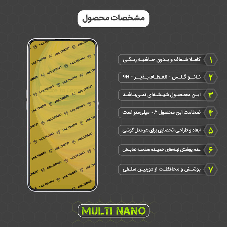 محافظ صفحه نمایش مولتی نانو مدل X-SFL مناسب برای گوشی موبایل ریلمی Q2 Pro به همراه برچسب پوششی