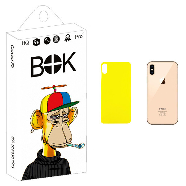 محافظ پشت گوشی بوک مدل +HD مناسب برای گوشی موبایل اپل iPhone XS Max