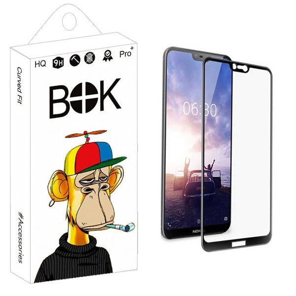 محافظ صفحه نمایش بوک مدل Clear Full مناسب برای گوشی موبایل نوکیا X6