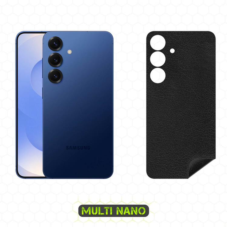 برچسب پوششی مولتی نانو طرح چرم مدل X-F1L مناسب برای گوشی موبایل سامسونگ Galaxy S25