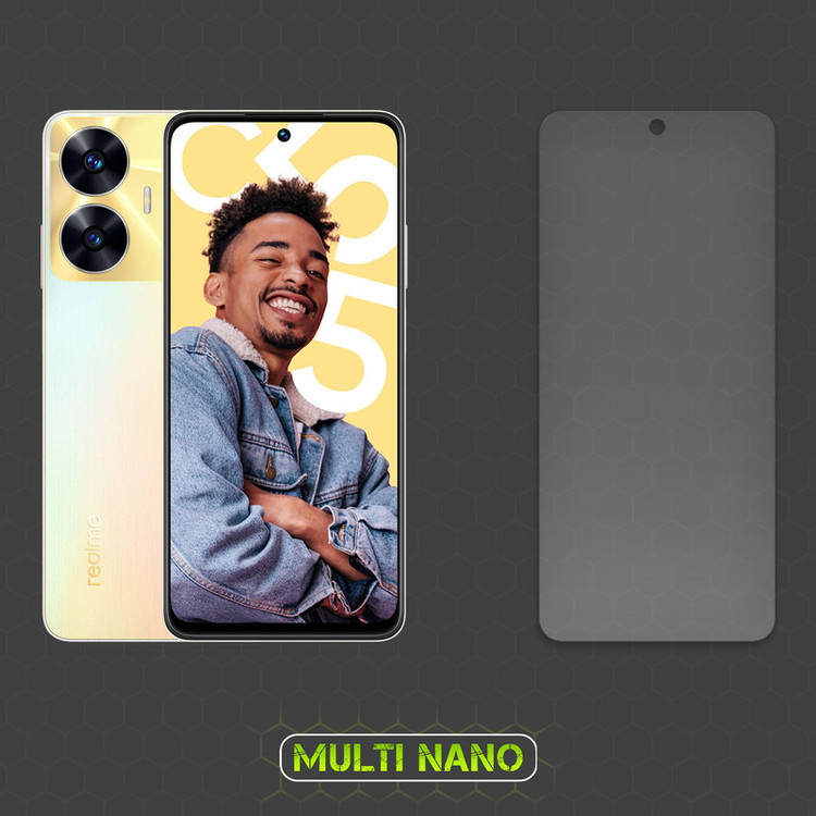 محافظ صفحه نمایش مات مولتی نانو مدل X-S2M مناسب برای گوشی موبایل ریلمی C55 بسته دو عددی