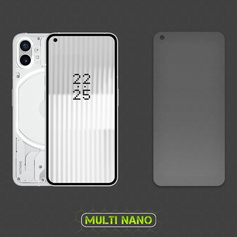 محافظ صفحه نمایش مات مولتی نانو مدل X-S2M مناسب برای گوشی موبایل ناتینگ Phone 1 بسته دو عددی
