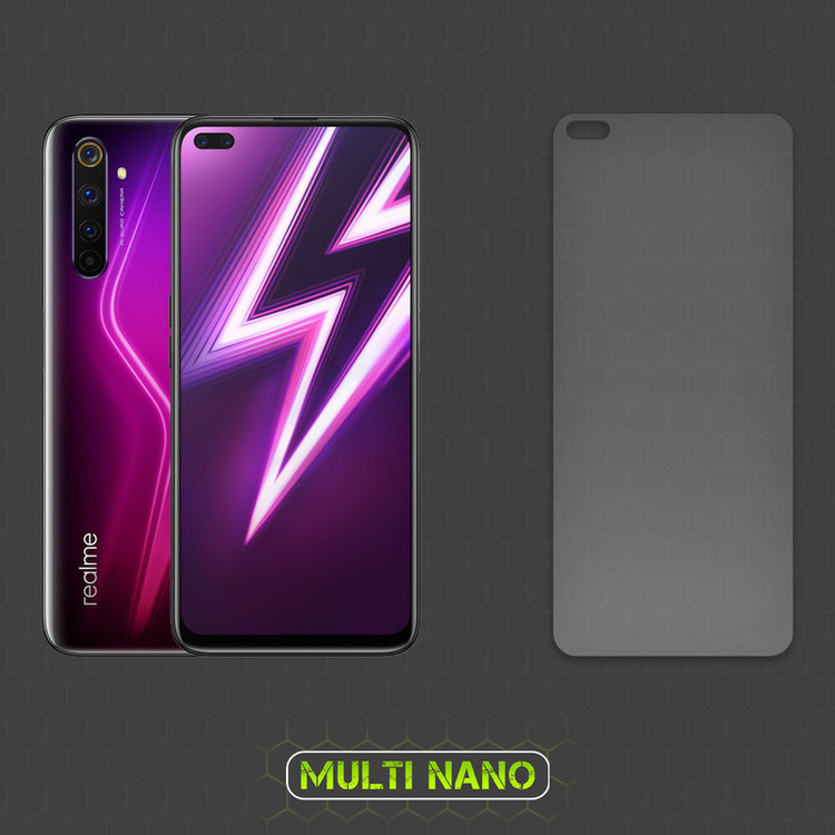 محافظ صفحه نمایش مات مولتی نانو مدل X-S2M مناسب برای گوشی موبایل ریلمی 6 Pro بسته دو عددی
