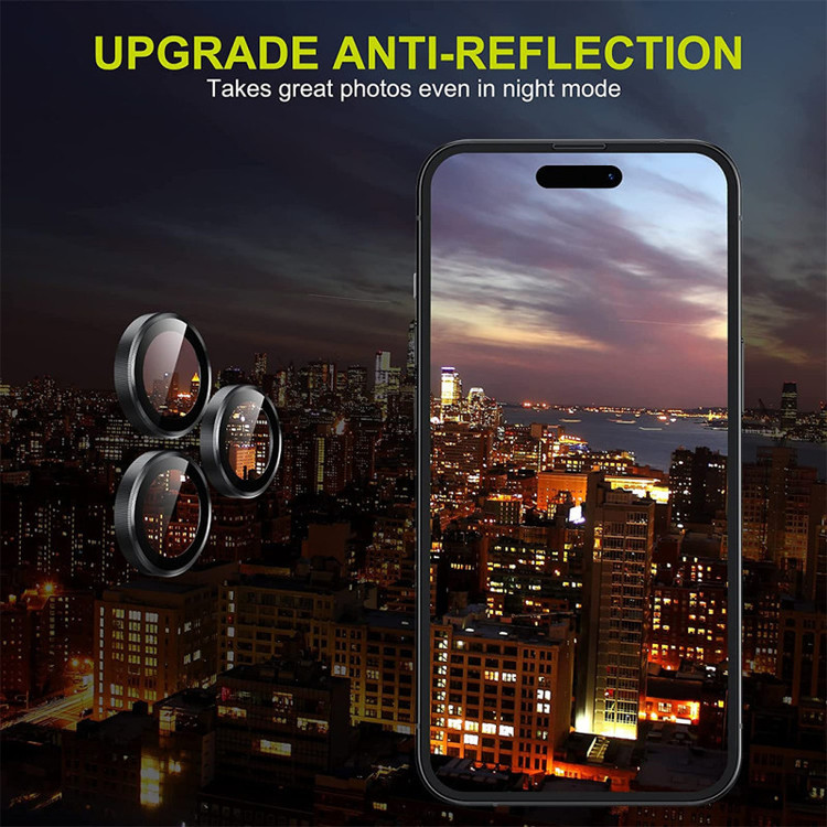 محافظ لنز دوربین رینگی بوک مدل Transparent Ring مناسب برای گوشی موبایل اپل iPhone 13 Pro / 13 Pro Max