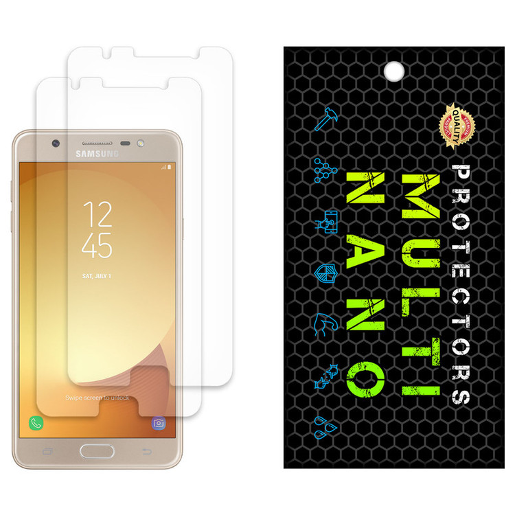 محافظ صفحه نمایش مات مولتی نانو مدل X-S2M مناسب برای گوشی موبایل سامسونگ Galaxy J7 Max بسته دو عددی