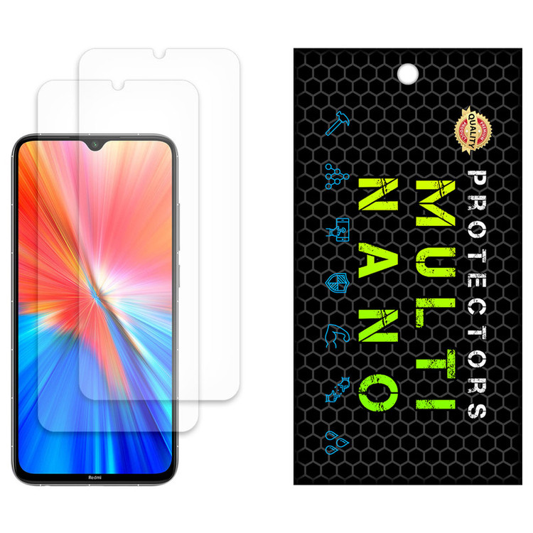 محافظ صفحه نمایش مات مولتی نانو مدل X-S2M مناسب برای گوشی موبایل شیائومی Redmi Note 8 2021 بسته دو عددی