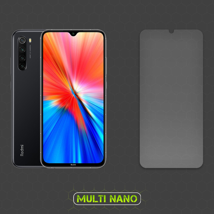 محافظ صفحه نمایش مات مولتی نانو مدل X-S2M مناسب برای گوشی موبایل شیائومی Redmi Note 8 2021 بسته دو عددی