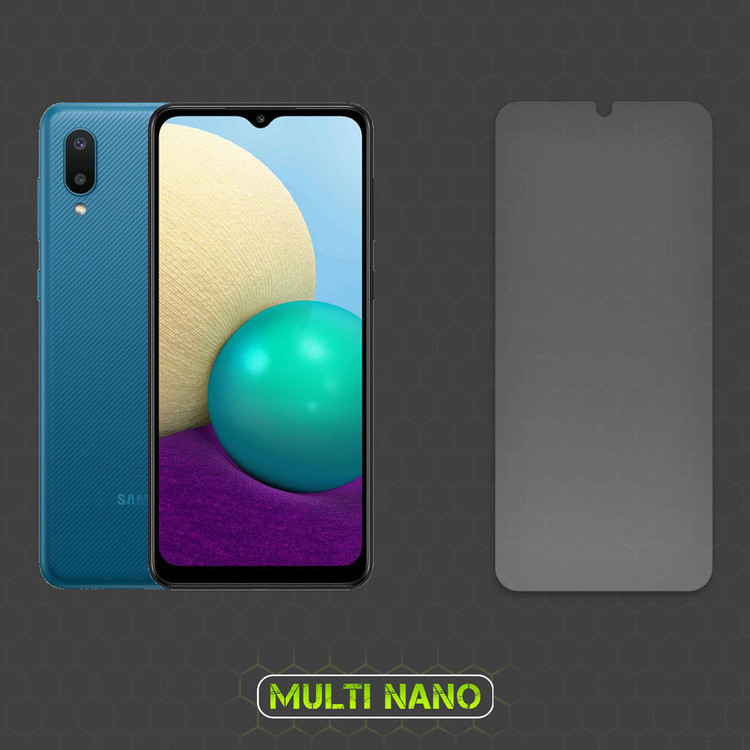 محافظ صفحه نمایش مات مولتی نانو مدل X-S2M مناسب برای گوشی موبایل سامسونگ Galaxy A02 بسته دو عددی