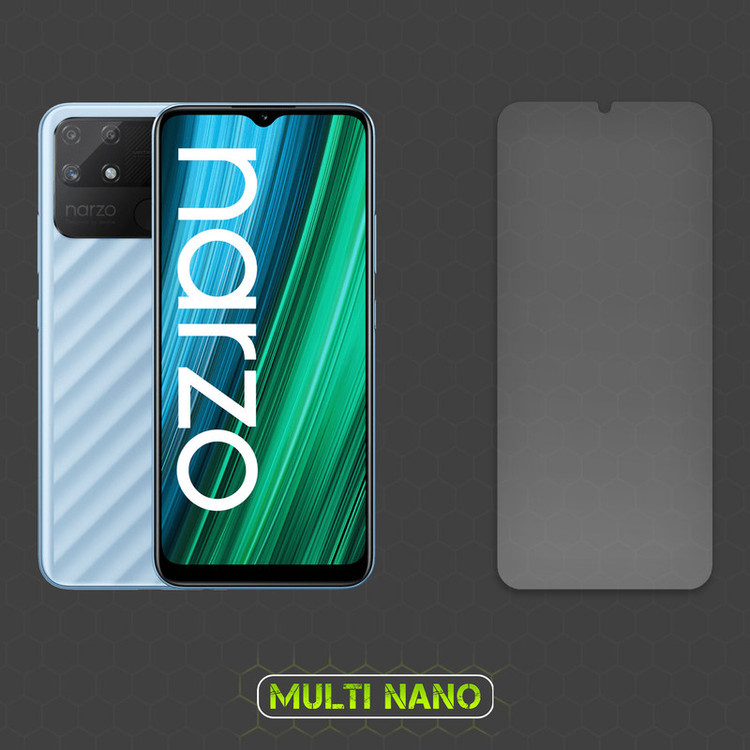 محافظ صفحه نمایش مات مولتی نانو مدل X-S2M مناسب برای گوشی موبایل ریلمی Narzo 50A بسته دو عددی