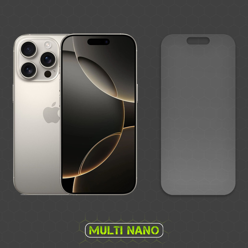 محافظ صفحه نمایش مات مولتی نانو مدل X-S1M مناسب برای گوشی موبایل اپل iPhone 16 Pro