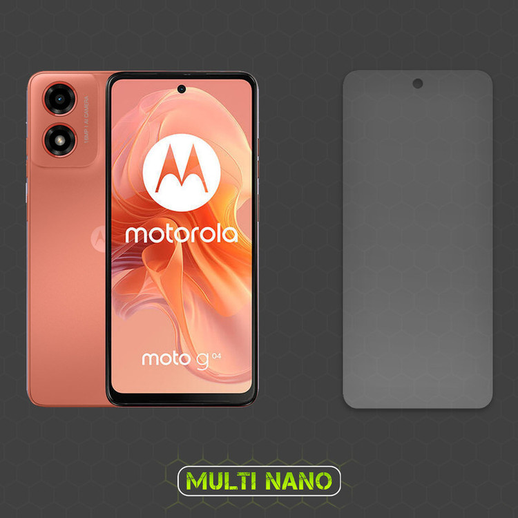 محافظ صفحه نمایش مات مولتی نانو مدل X-S2M مناسب برای گوشی موبایل موتورولا Moto G04 بسته دو عددی