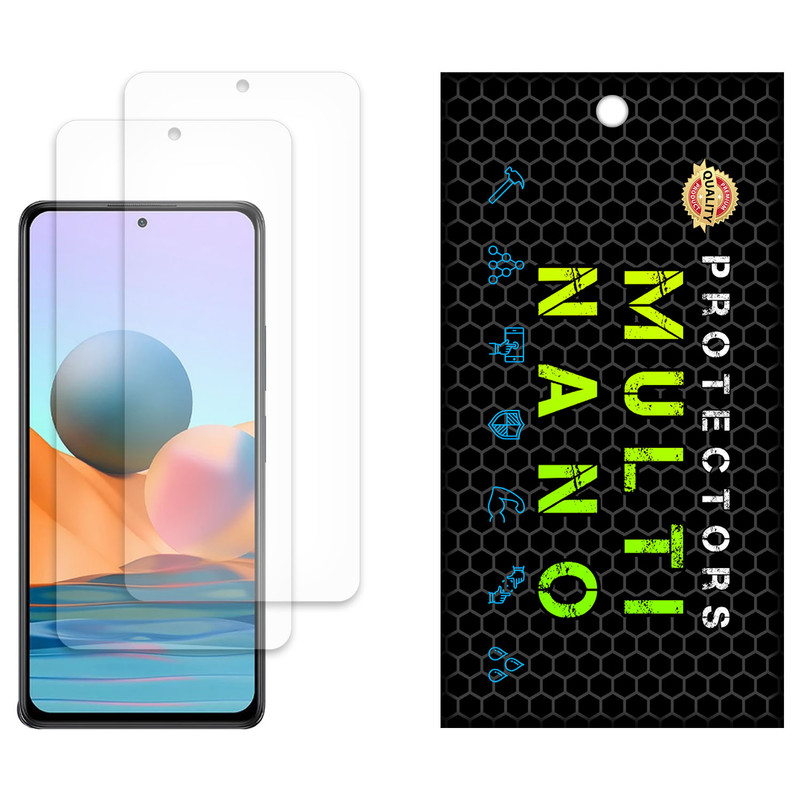 محافظ صفحه نمایش مات مولتی نانو مدل X-S2M مناسب برای گوشی موبایل شیائومی Redmi Note 10 Pro Max بسته دو عددی