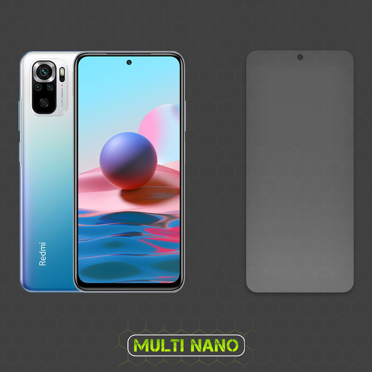 محافظ صفحه نمایش مات مولتی نانو مدل X-S2M مناسب برای گوشی موبایل شیائومی Redmi Note 10 4G بسته دو عددی