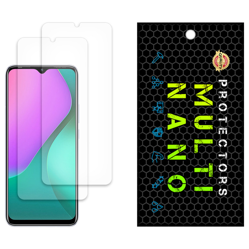 محافظ صفحه نمایش مات مولتی نانو مدل X-S2M مناسب برای گوشی موبایل اینفینیکس Hot 10 Play بسته دو عددی