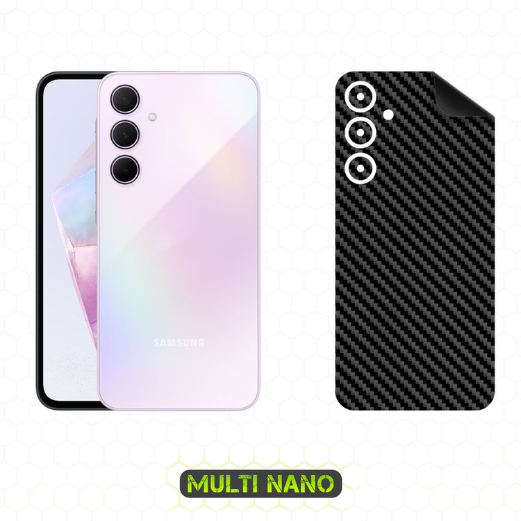 برچسب پوششی مولتی نانو طرح کربن مدل X-F1C مناسب برای گوشی موبایل سامسونگ Galaxy A35