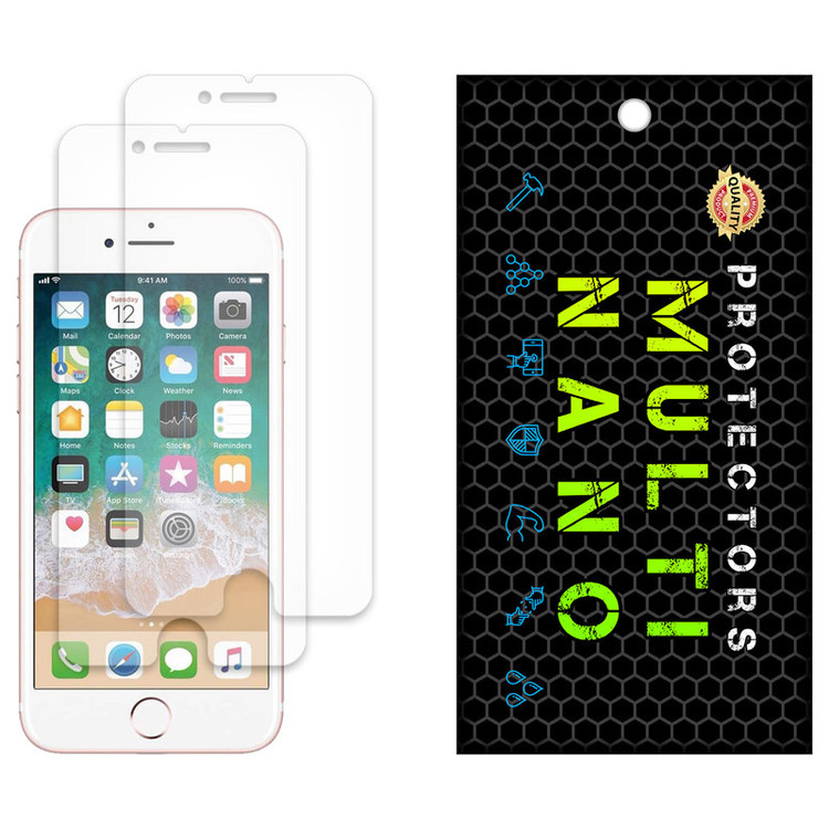 محافظ صفحه نمایش مات مولتی نانو مدل X-S2M مناسب برای گوشی موبایل اپل iPhone 7 بسته دو عددی