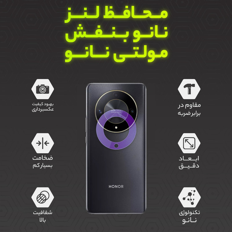 محافظ لنز دوربین مولتی نانو مدل X-L2P مناسب برای گوشی موبایل ویکو T3 بسته دو عددی