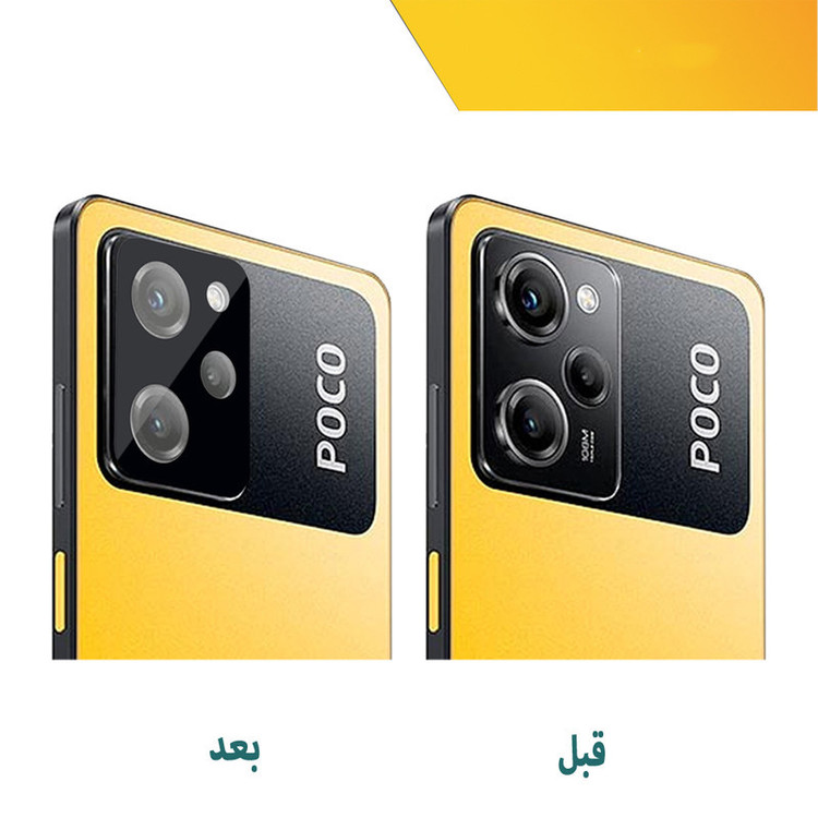 محافظ صفحه نمایش بوک مدل Transparent Antistatic مناسب برای گوشی موبایل شیائومی Poco X5 Pro به همراه محافظ لنز دوربین