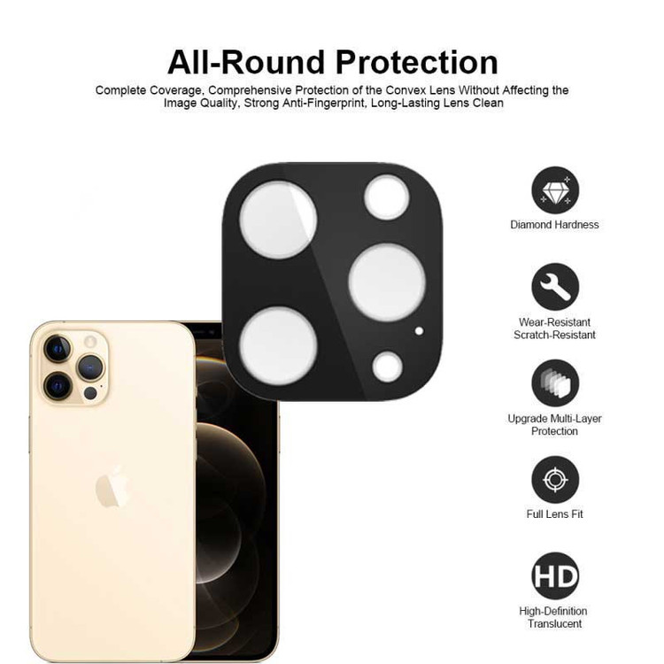 محافظ صفحه نمایش میبو مدل Clear SuperD مناسب برای گوشی موبایل اپل iPhone 12 Pro به همراه محافظ لنز دوربین