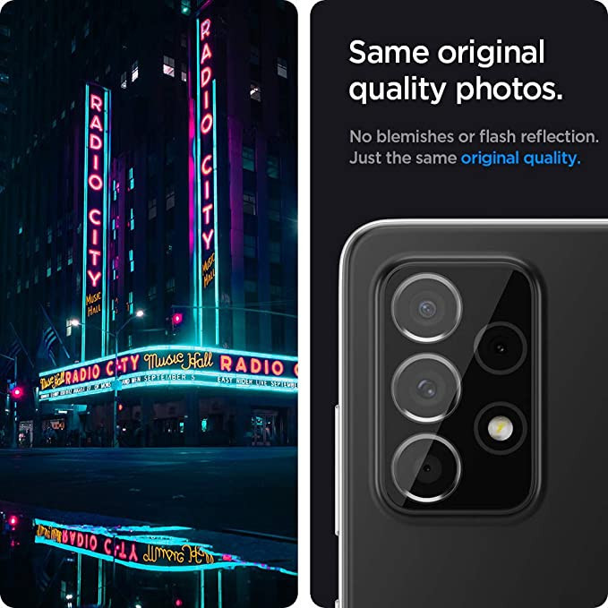 محافظ لنز دوربین بوک مدل 3D-9H مناسب برای گوشی موبایل سامسونگ Galaxy A52