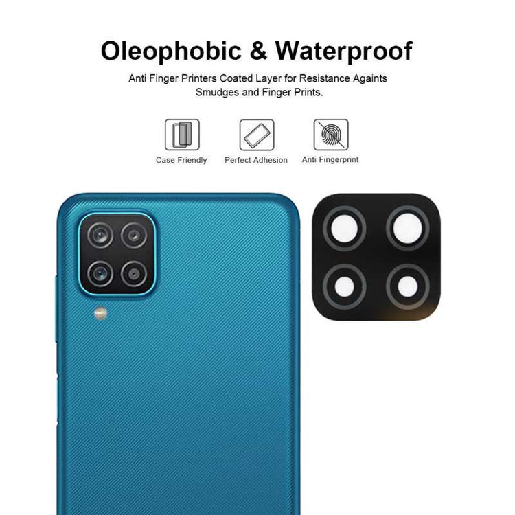 محافظ صفحه نمایش میبو مدل Transparent Antistatic مناسب برای گوشی موبایل سامسونگ Galaxy A12 به همراه محافظ لنز دوربین