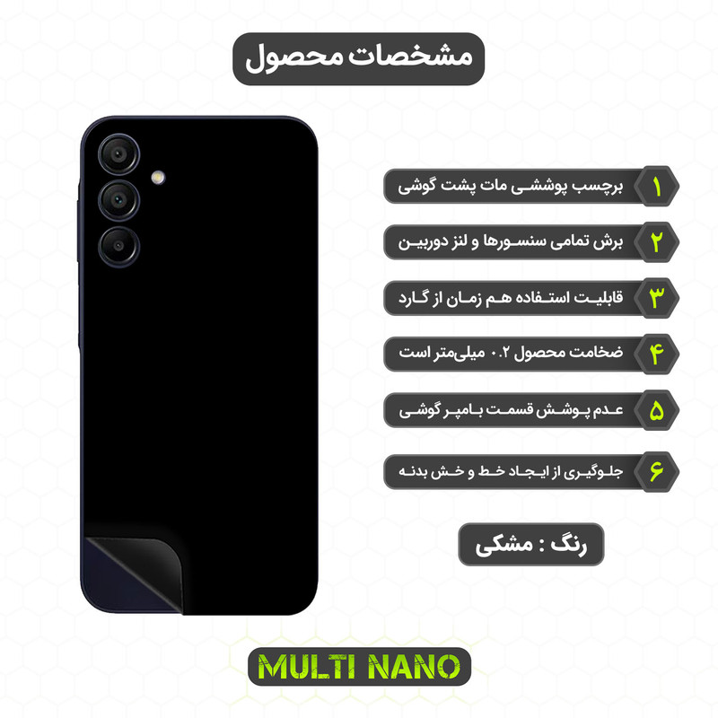 برچسب پوششی مولتی نانو مدل X-F1M مناسب برای گوشی موبایل سامسونگ Galaxy A15