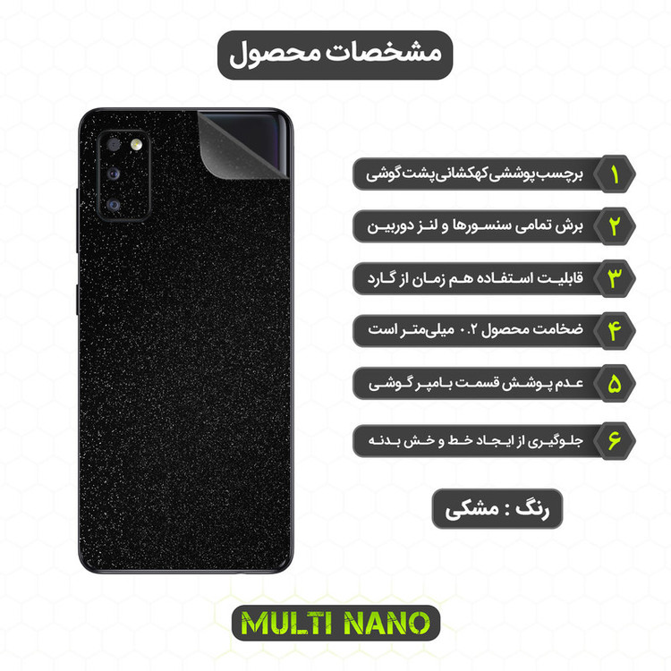 محافظ صفحه نمایش مولتی نانو مدل X-SFG مناسب برای گوشی موبایل سامسونگ Galaxy A41 به همراه برچسب پوششی