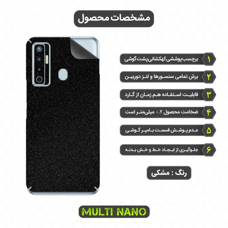 محافظ صفحه نمایش مولتی نانو مدل X-SFG مناسب برای گوشی موبایل تکنو Camon 17 به همراه برچسب پوششی
