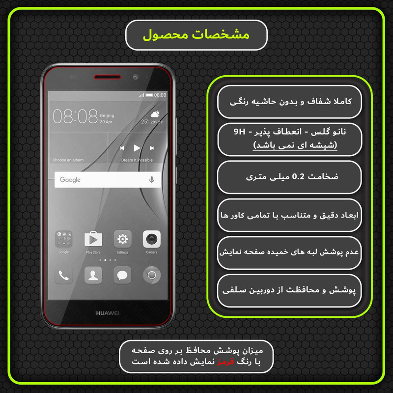 محافظ صفحه نمایش مولتی نانو مدل X-S1N مناسب برای گوشی موبایل هوآوی Y3 2017