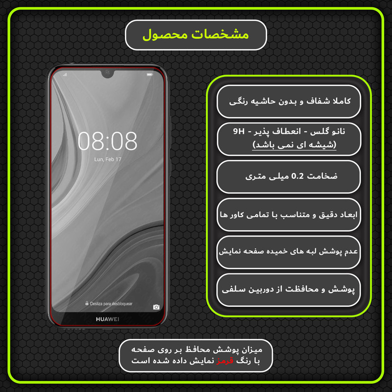 محافظ صفحه نمایش مولتی نانو مدل X-S1N مناسب برای گوشی موبایل هوآوی Y6S