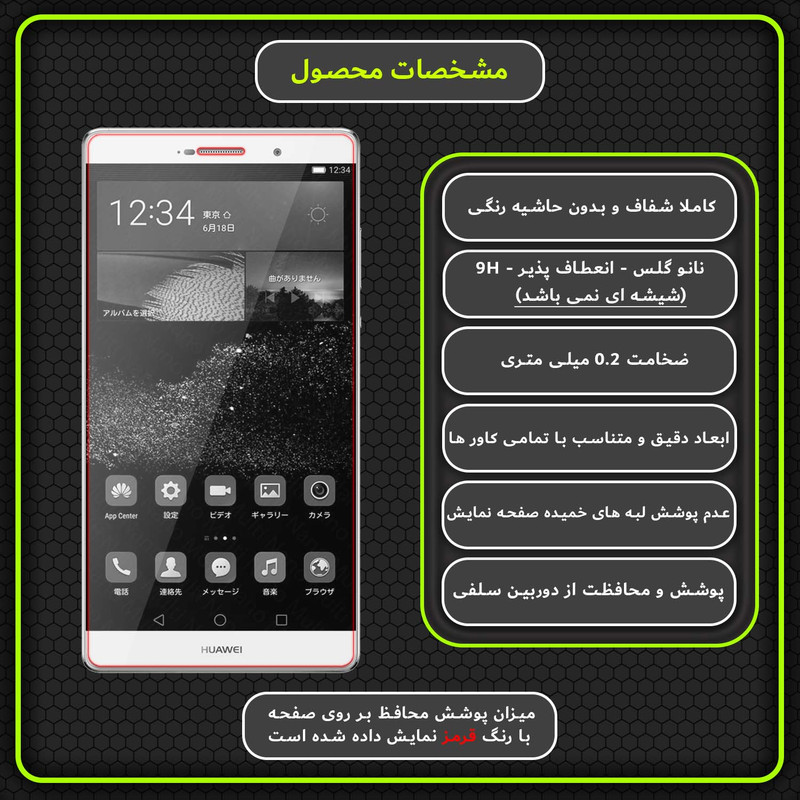 محافظ صفحه نمایش مولتی نانو مدل X-S1N مناسب برای گوشی موبایل هوآوی P8 Max