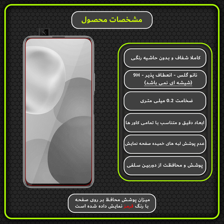 محافظ صفحه نمایش مولتی نانو مدل X-S2N مناسب برای گوشی موبایل هوآوی Nova Y9A بسته دو عددی