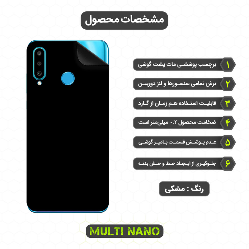 برچسب پوششی مولتی نانو مدل X-F1M مناسب برای گوشی موبایل هوآوی Nova 4E