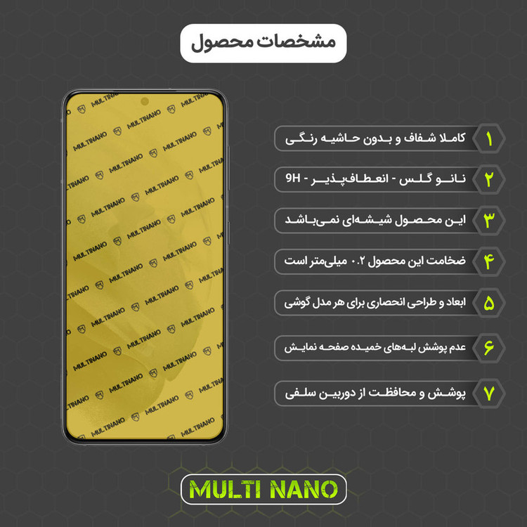 محافظ صفحه نمایش مولتی نانو مدل X-SFG مناسب برای گوشی موبایل سامسونگ Galaxy S21 5G به همراه برچسب پوششی