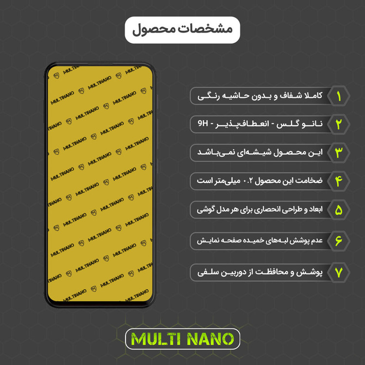 محافظ صفحه نمایش مولتی نانو مدل X-S1N مناسب برای گوشی موبایل موتورولا Moto G10