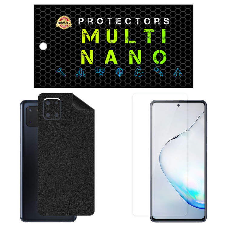 محافظ صفحه نمایش مولتی نانو مدل X-SFL مناسب برای گوشی موبایل سامسونگ Galaxy Note 10 Lite به همراه برچسب پوششی