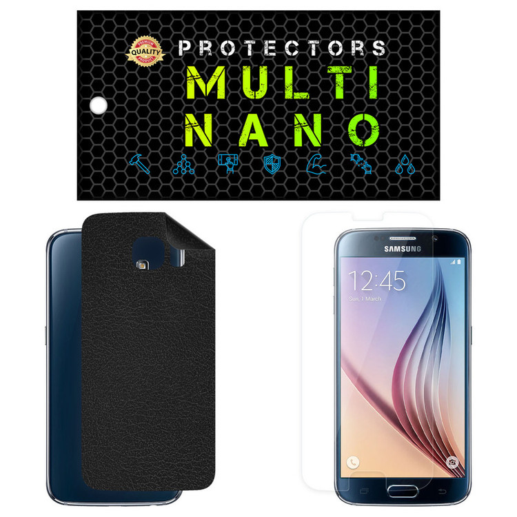 محافظ صفحه نمایش مولتی نانو مدل X-SFL مناسب برای گوشی موبایل سامسونگ Galaxy S6 به همراه برچسب پوششی