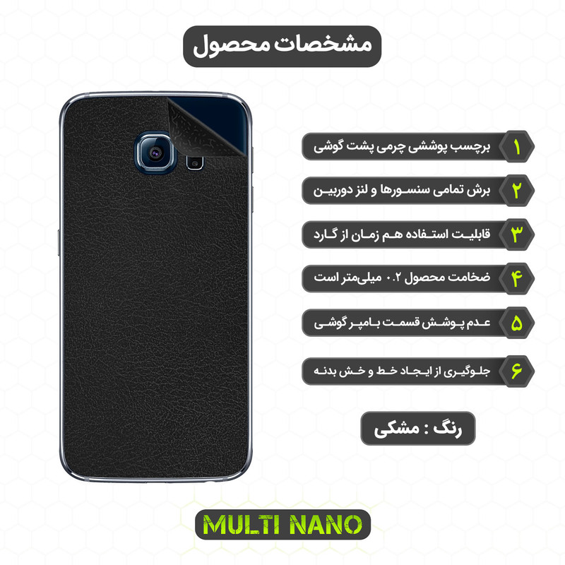 محافظ صفحه نمایش مولتی نانو مدل X-SFL مناسب برای گوشی موبایل سامسونگ Galaxy S6 به همراه برچسب پوششی