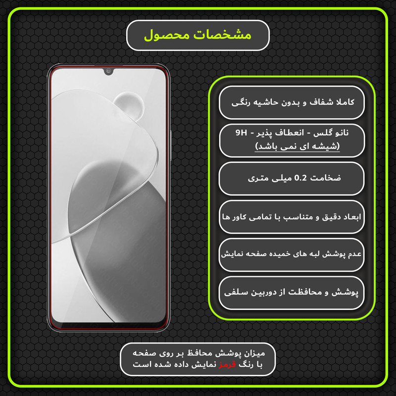 محافظ صفحه نمایش مولتی نانو مدل X-S2N مناسب برای گوشی موبایل آنر Play 6T بسته دو عددی