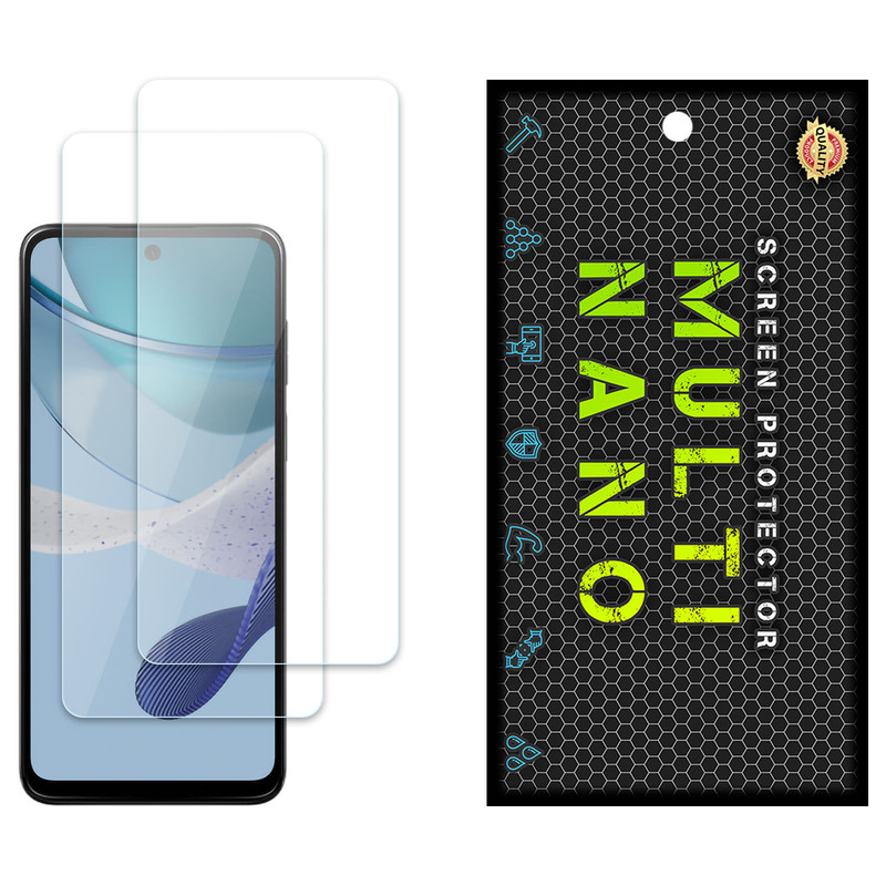 محافظ صفحه نمایش مولتی نانو مدل X-S2N مناسب برای گوشی موبایل موتورولا Moto G53 بسته دو عددی