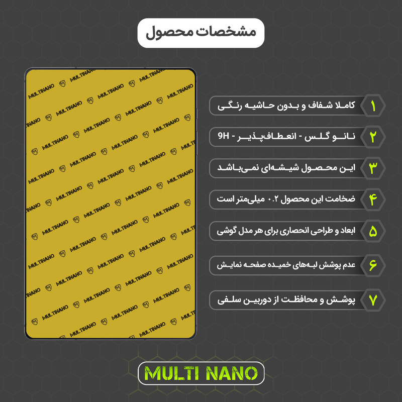محافظ صفحه نمایش مولتی نانو مدل X-S2N مناسب برای تبلت سامسونگ Galaxy Tab S6 Lite / P610 / P615 بسته دو عددی