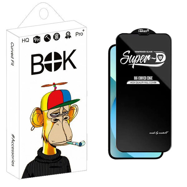 محافظ صفحه نمایش بوک مدل Resistant SuperD مناسب برای گوشی موبایل اپل iPhone 13 Mini