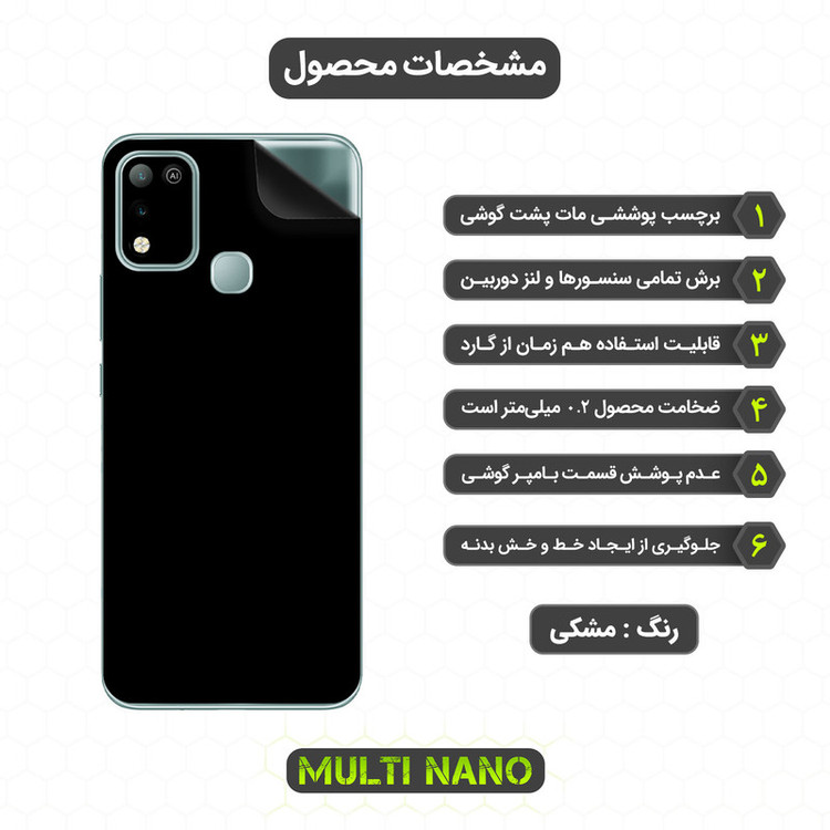 برچسب پوششی مولتی نانو مدل X-F1M مناسب برای گوشی موبایل اینفینیکس Hot 10 Play