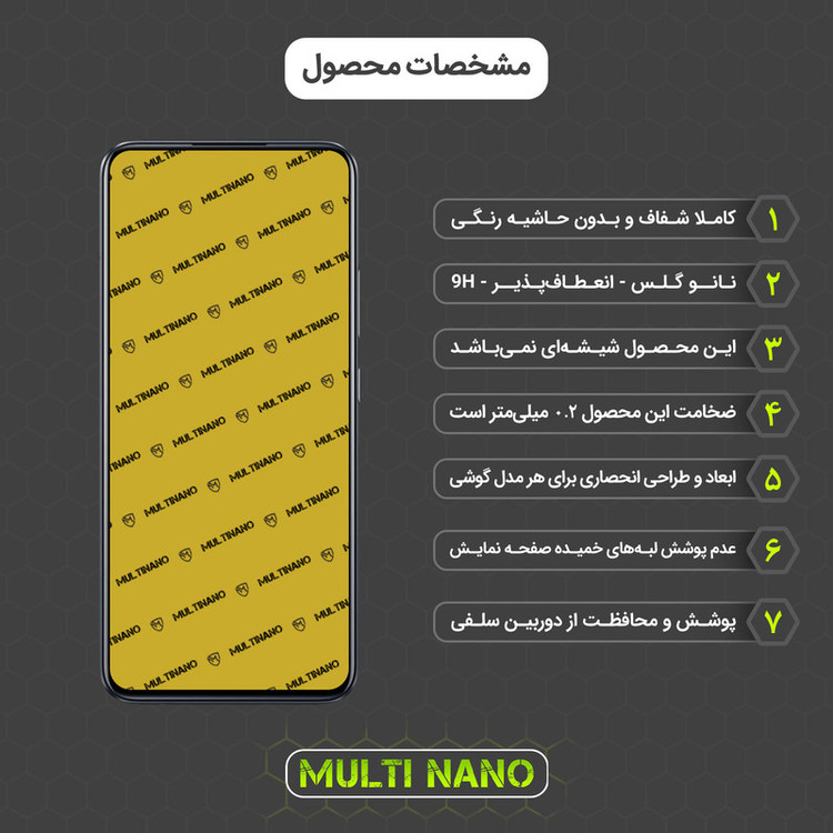 محافظ صفحه نمایش مولتی نانو مدل X-S2N مناسب برای گوشی موبایل ریلمی Narzo 30A بسته دو عددی