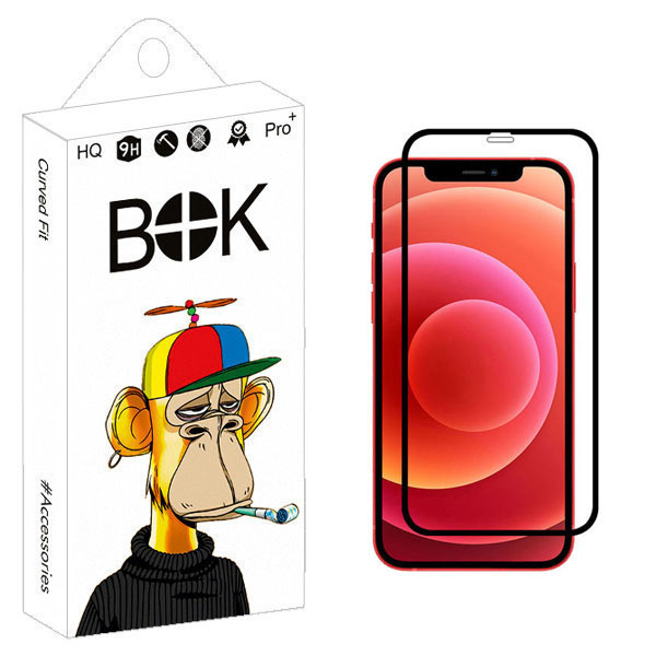 محافظ صفحه نمایش بوک مدل +hd مناسب برای گوشی موبایل اپل iphone12 mini