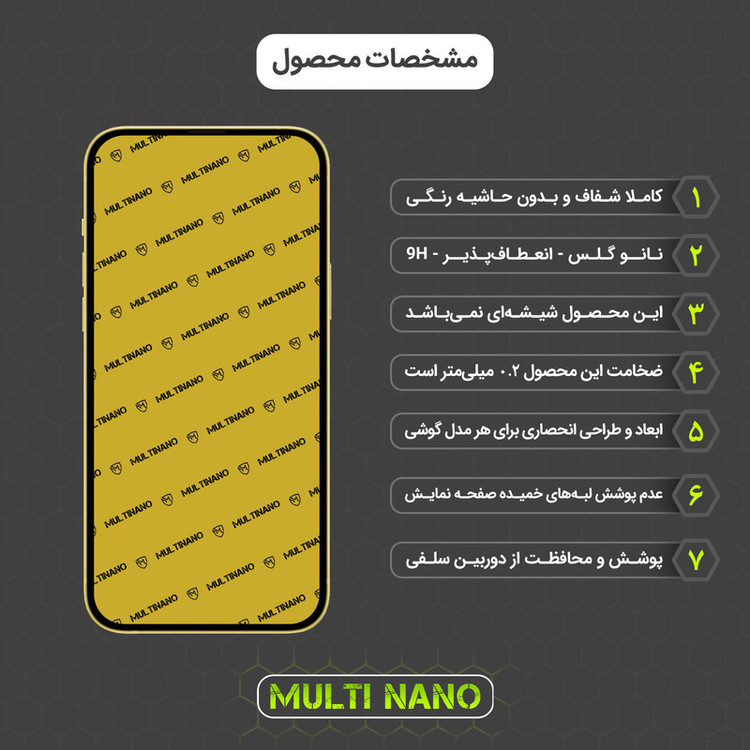 محافظ صفحه نمایش مولتی نانو مدل X-S2N مناسب برای گوشی موبایل اپل iPhone 14 بسته دو عددی