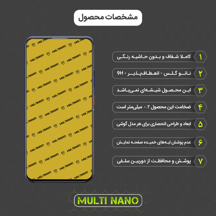 محافظ صفحه نمایش مولتی نانو مدل X-S2N مناسب برای گوشی موبایل زد تی ایی Axon 11 SE 5G بسته دو عددی