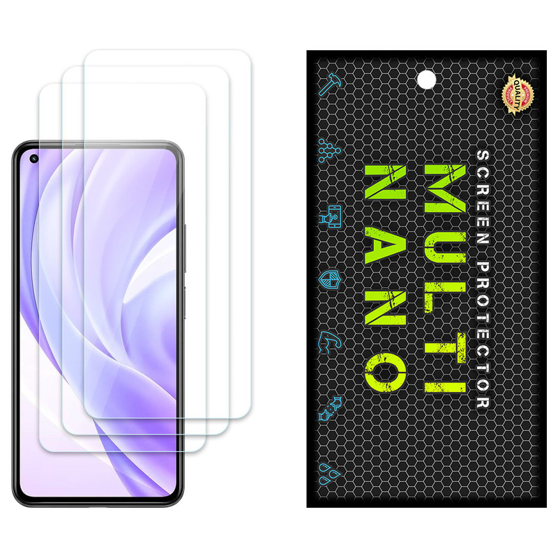 محافظ صفحه نمایش مولتی نانو مدل X-S3N مناسب برای گوشی موبایل شیائومی Mi 11 Lite بسته سه عددی